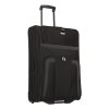 Travelite ORLANDO L Fekete 2W 2 kerekű nagy bőrönd