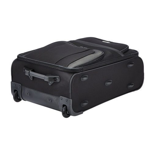 Travelite ORLANDO M Fekete 2W 2 kerekű közepes bőrönd