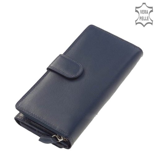 La Scala DN452 kék női bőr pénztárca 
