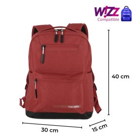 TRAVELITE Kick Off piros közepes hátizsák