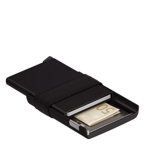 SECRID Cardslide Fekete alumínium pénztárca