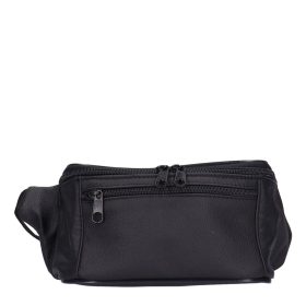 Övtáska 118-0049 Fekete brifkó bőr nagy