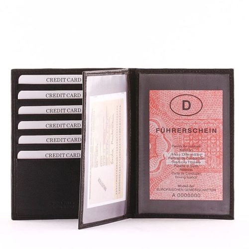 Irattartó N01 Fekete férfi bőr