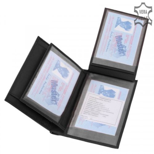 Sylvia Belmonte MGM06 fekete férfi bőr irattartó