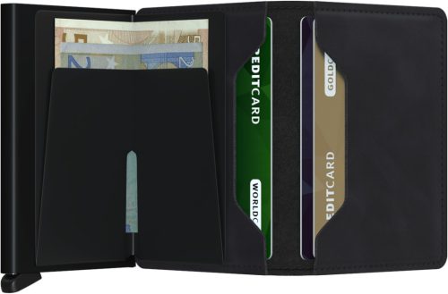 Secrid Slimwallet Vintage Black  automata kártyatartó 