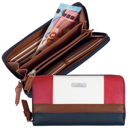 Pénztárca Tom Tailor 27064-144 Kék-Piros-Fehér