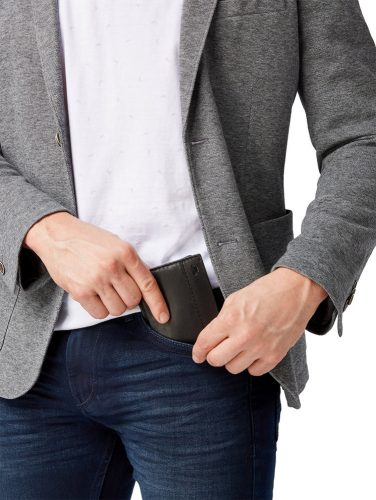 TOM TAILOR 25300-60 Fekete bőr férfi pénztárca