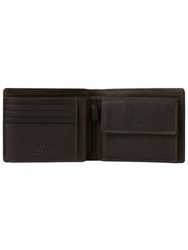 TOM TAILOR 14201-29 Barna bőr férfi pénztárca