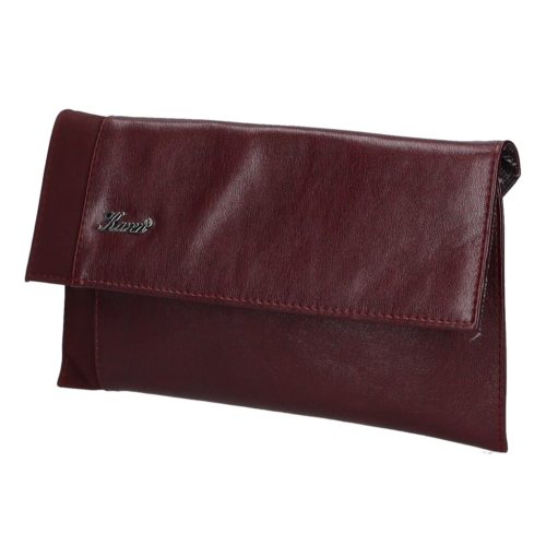 Karen D 180 bordó rostbőr női alkalmi táska