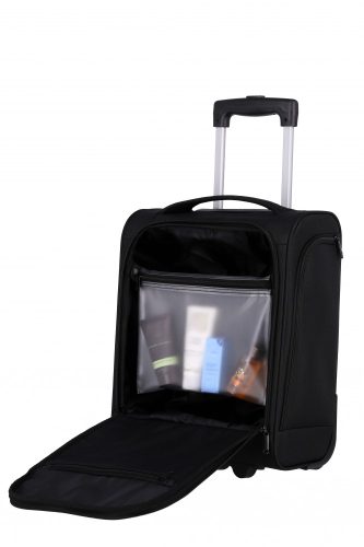 TRAVELITE Cabin Underseater fekete 2 kerekű kabinbőrönd