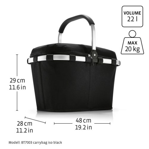 Bevásárló kosár REISENTHEL carrybag iso piros hűtőtáska BT3004