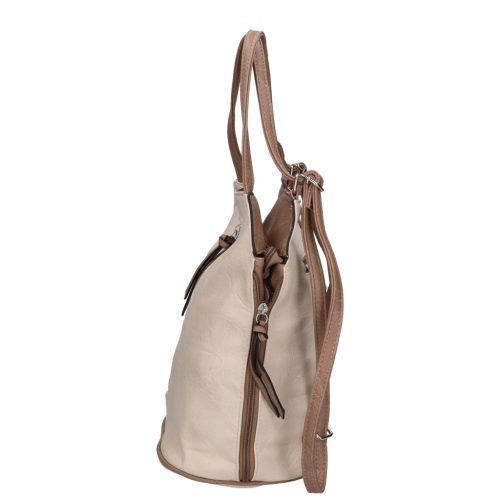 Hernan Bag HB0212 bézs drapp női hátizsák és válltáska