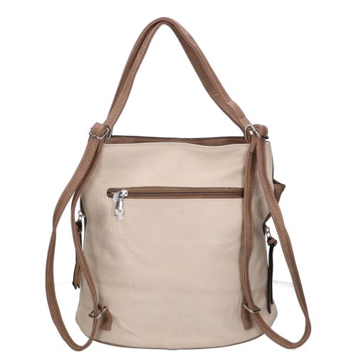 Hernan Bag HB0212 bézs drapp női hátizsák és válltáska