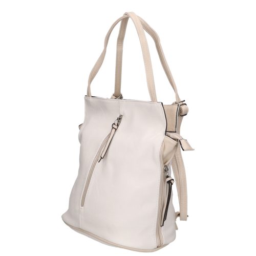 Hernan Bag HB0212 bézs fehér női hátizsák és válltáska