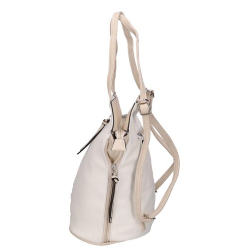 Hernan Bag HB0212 bézs fehér női hátizsák és válltáska