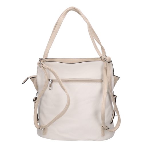 Hernan Bag HB0212 bézs fehér női hátizsák és válltáska