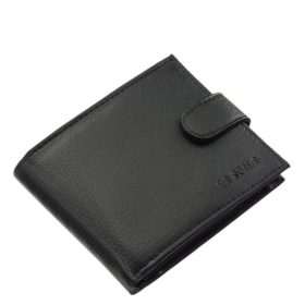 Pénztárca La Scala DBO-08 Fekete bőr férfi