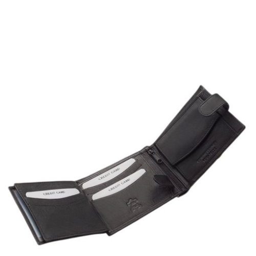 Pénztárca La Scala DBO-48 Fekete bőr férfi