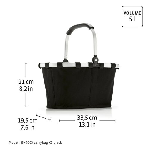Bevásárló kosár REISENTHEL Carrybag XS black BN7003