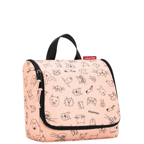 Kozmetikai táska REISENTHEL Toiletbag kids cats and dogs rose WH3064