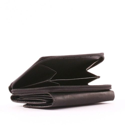 Sylvia Belmonte MSRI36 fekete bőr női pénztárca