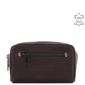 Sylvia Belmonte MS23 fekete bőr kulcstartó