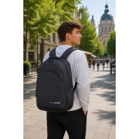 TRAVELITE Kick Off antracit nagy laptoptartós hátizsák