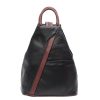Hátizsák OLASZ BŐR 136 Fekete-barna