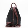 Hátizsák OLASZ BŐR 136 Fekete-barna