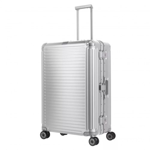 Travelite Next L ezüst 4 kerekű nagy méretű bőrönd 