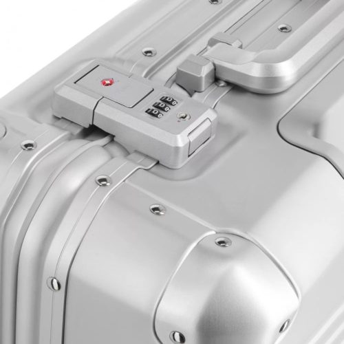 Travelite Next L ezüst 4 kerekű nagy méretű bőrönd 