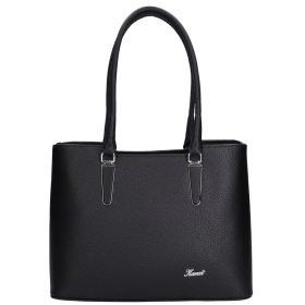 Karen 1405 fekete rostbőr női válltáska