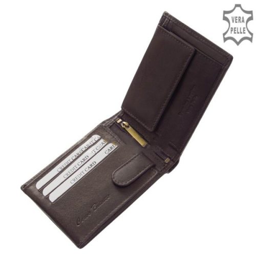Corvo Bianco MCB1021 barna bőr férfi pénztárca