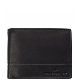Pénztárca TOM TAILOR 12217-60 Fekete bőr férfi