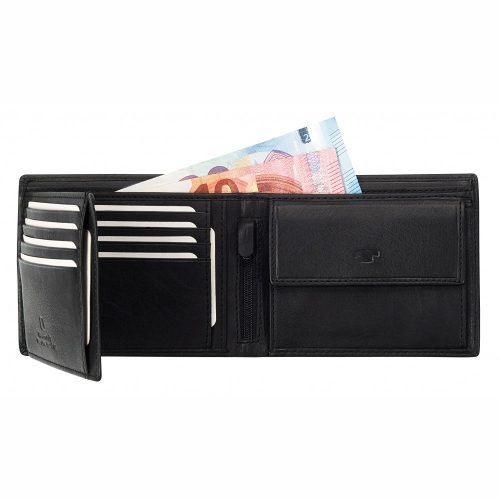 Pénztárca TOM TAILOR 12217-60 Fekete bőr férfi