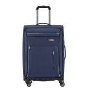   Bőrönd TRAVELITE Capri M kék 4 kerekű bővíthető közepes méret