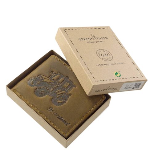 Green Deed TRAK1021 barna pénztárca