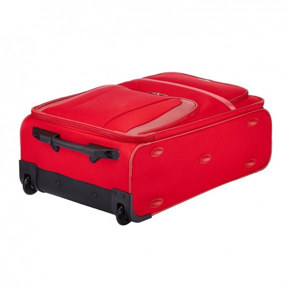 Bőrönd TRAVELITE Orlando L piros 2 kerekű nagy méret