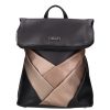 Karen D 390 fekete bronz rostbőr női hátizsák