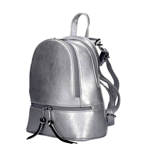 Hátizsák A172 Ezüst divatos női