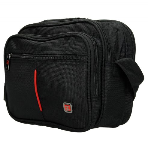 Oldaltáska ENRICO BENETTI Cornell 47147 Fekete Férfi