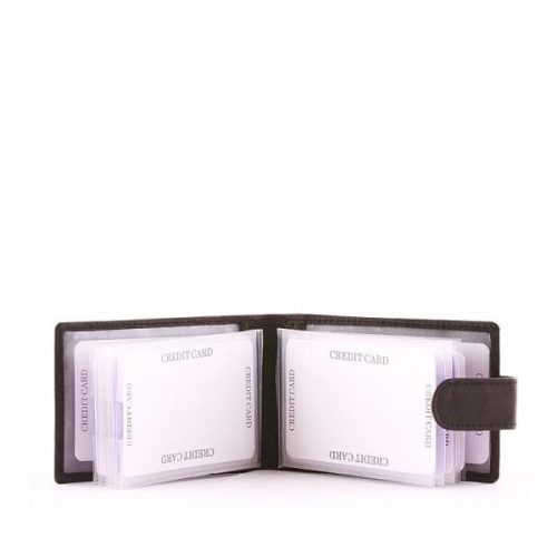 Sylvia Belmonte MS209 fekete bőr kártyatartó