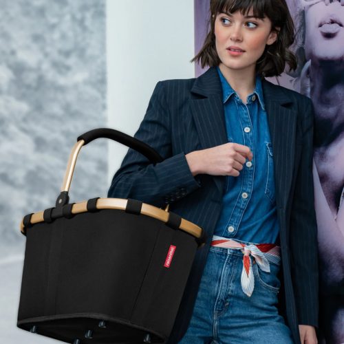 Bevásárló kosár REISENTHEL CARRYBAG Fekete-Arany fül