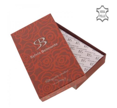 Pénztárca Sylvia Belmonte RO-14 Kék rózsás bőr