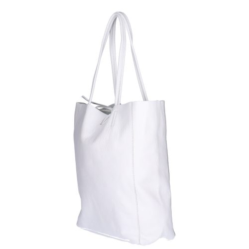 Táska OLASZ BŐR  5228 Fehér kötős női 