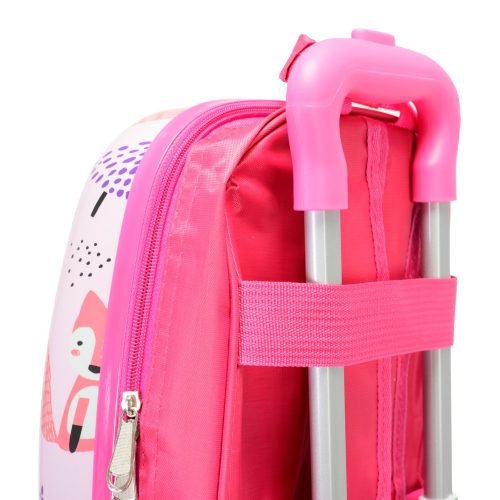 Bőrönd BONTOUR Rózsaszín rókás gyerek szett