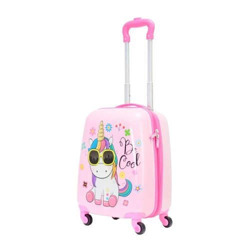 Bontour unikornis műanyag gyerek bőrönd szett
