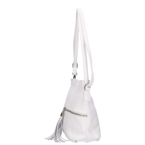 Táska Olasz bőr 62255 Fehér női