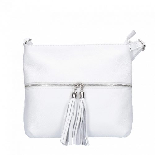 Táska Olasz bőr 62255 Fehér női