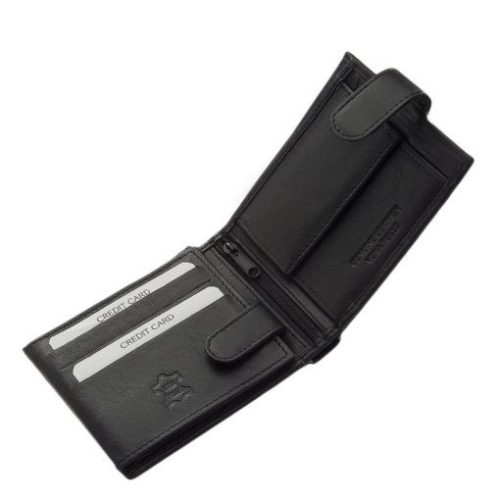 Pénztárca La Scala DBO-1021/T Fekete bőr férfi
